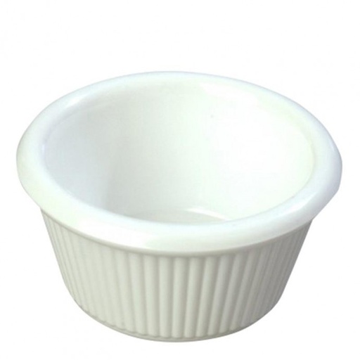 [S28242] Ramequín Redondo Acanalado De 90 Ml
