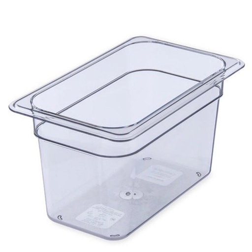 [1028207] CUBETA POLICARBONATO PARA GN 1/4 DE 150 MM