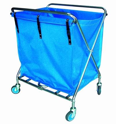 [GA230INOX] CARRO SÚPER DAVID CON CHASIS ACERO INOX Y BOLSA PLASTIFICADA 195 L