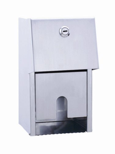 [400.001.44] Dispensador De Papel Higiénico Doble Acero Mate