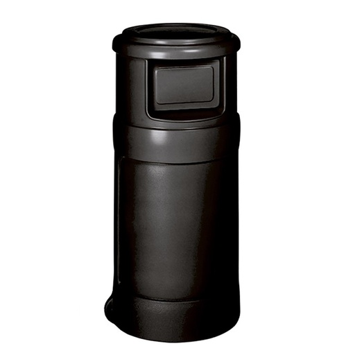 [1432BK] Papelera Para Exterior Con Cenicero De 91L