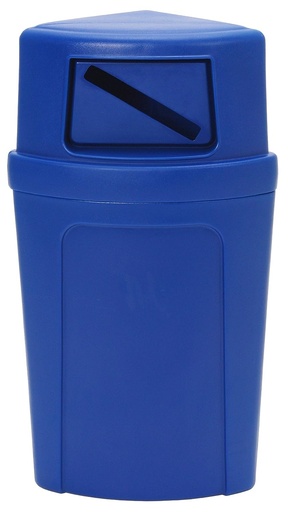[8325-1BL] Contenedor Para Reciclaje Corner Round 80L