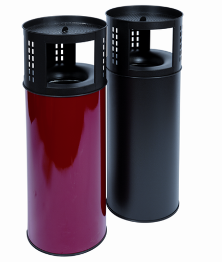 [PTE9375TP] PAPELERA-CENICERO PARA EXTERIORES CON DEPÓSITO
