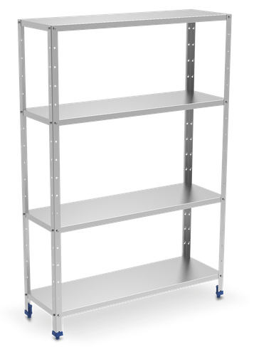[910060602] Prestatgeria *inox de 4 nivells amb prestatges de 1,5 mm de gruix