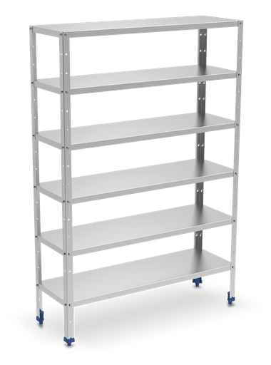 [910060802] Prestatgeria *inox de 6 nivells amb prestatges de 1,5 mm de gruix