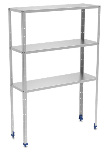 [910060902] Prestatgeria *inox de 3 nivells amb prestatges de 1,5 mm de gruix