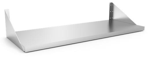 [910080102] Estante inox mural con cartelas vueltas