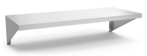 [910080202] Estante inox mural con cartelas rectas