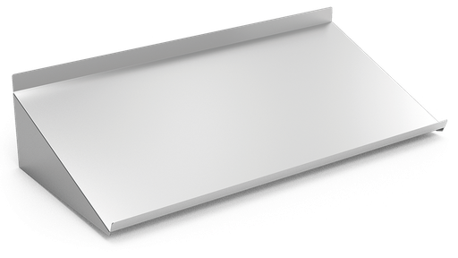 [011430] Estante inox mural inclinado para cestas de lavavajillas