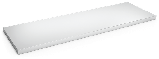 [011602] Bandeja horizontal inox para estante mural