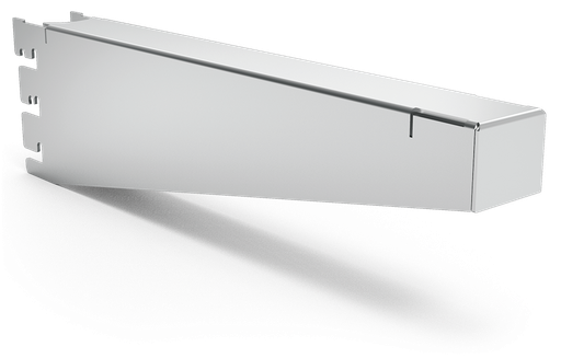 [014002] Cartela recta para estantería inox Imagine