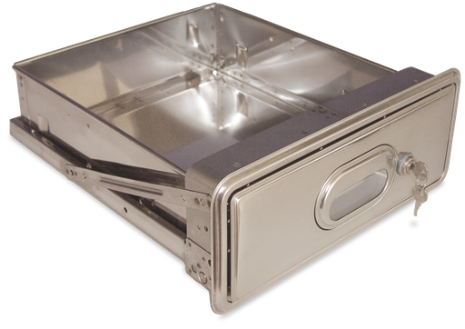 [085452] Cajón c/cerradura  p/acoplar a estantería inox Imagine por cliente