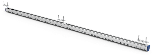 [013606] Soporte vertical para estantería inox Imagine a pared