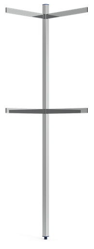 [020204] Columna de esquina inox para estructura de cámara de pletina