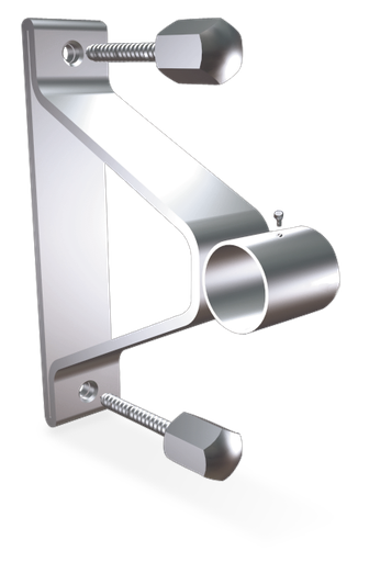 [026604] Soporte puente inox con trasera para tubo