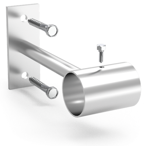 [027004] Suport recte *inox de tub per a caragolar