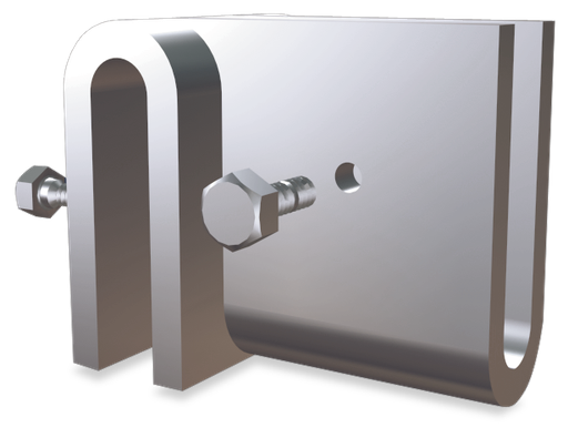 [029402] U en forma de T inox