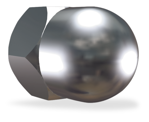 [421064] Tuerca ciega inox hexagonal con rosca métrica