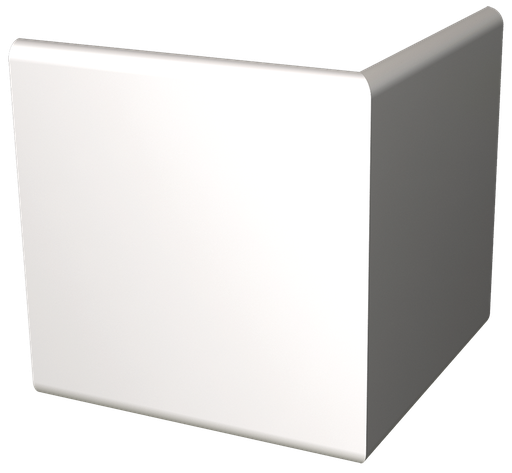 [434020] Perfil paracops angle exterior de fibra blanca