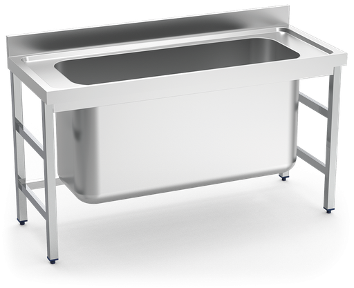 [053812] Fregadero inox de capacidad extra grande 1 cubeta