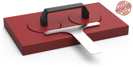 [041882] Aixafa hamburgueses higiènic doble *ø100 mm.