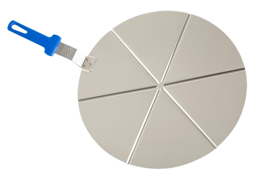 [440710] Safata d'alumini amb mànec per a pizza 6 porcions