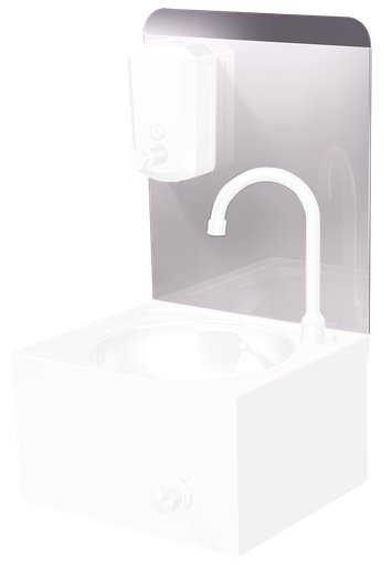 [060608] Peto postís llis per a acoblar a rentamans *XS.