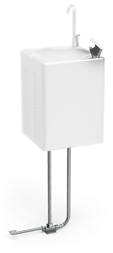 [064218] Pedal d'accionament i aixeta sense polsador opcionals per a font 464208