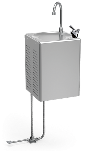 [955020601] Fuente mural refrigerada de agua fría Cold+ con llenajarras a pedal