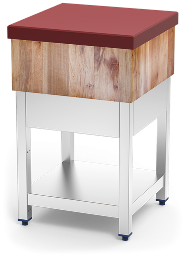 [030702] Tajo de troceo con madera y fibra roja con faldon y entrepaño