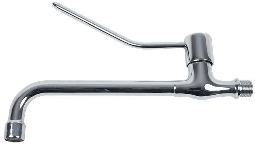 [463202] Aixeta mural monocomandament colze una aigua. Canella fixa