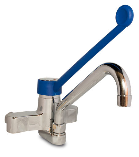 [463218] Aixeta mural doble entrada d'accionament a colze Sèrie *Monoblock