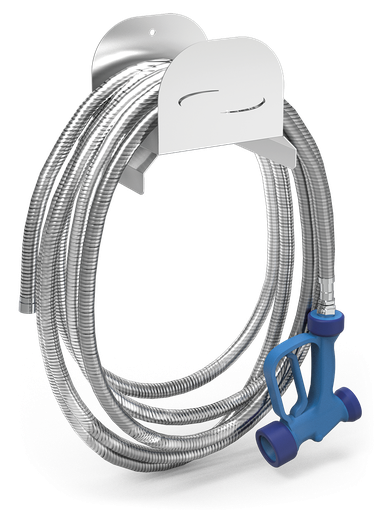 [064022] Aixeta mànega 50 m. amb suport *inox i pistola