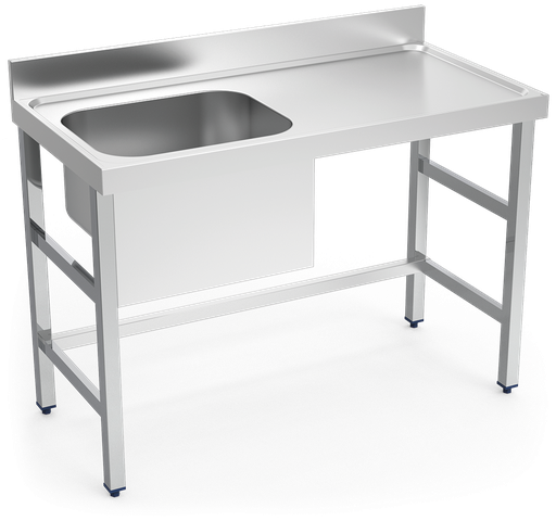 [075402] Mesa mural *inox de Xef, cubeta esquerra