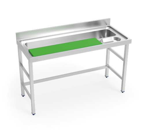 [075602] Mesa *inox de preparació de verdures