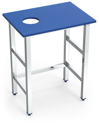 [074407] Puesto pescadero azul modelo sencillo