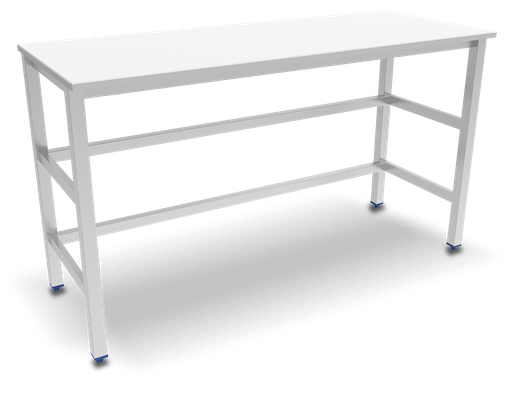 [071452] Mesa central con encimera de polietileno blanco