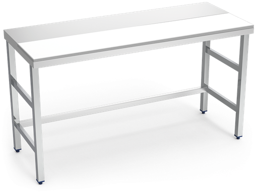 [071852] Mesa de preparació central blanca