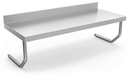 [071002] Mesa mural *inox a paret