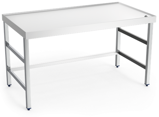 [073220] Mesa central *inox amb vorell i desguassi