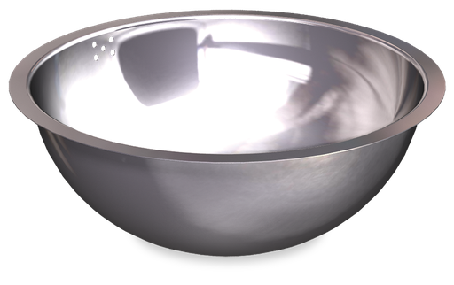 [057003] Fregadero inox redondo soldado a mesa