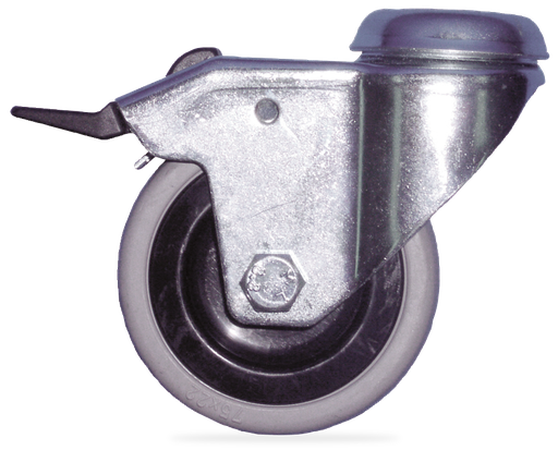 [485010] Rueda galvanizada con freno