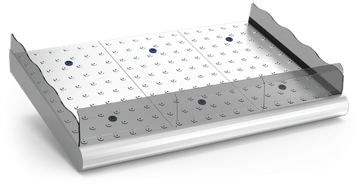 [074447] Taulell de peixateria 1,5 m sense suports