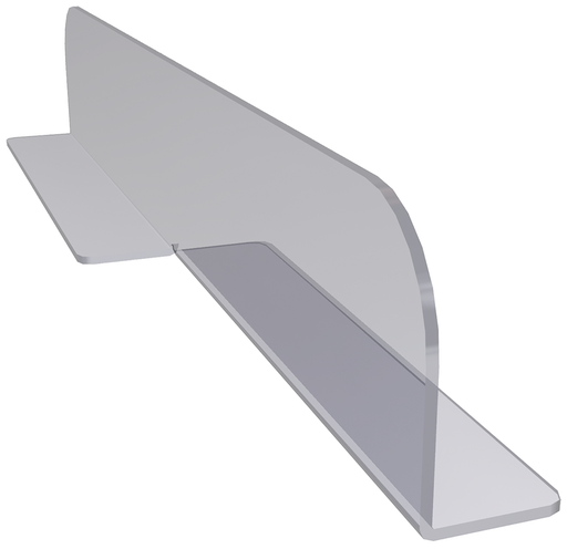 [074451] Separador de plástico transparente para mesa de marisco