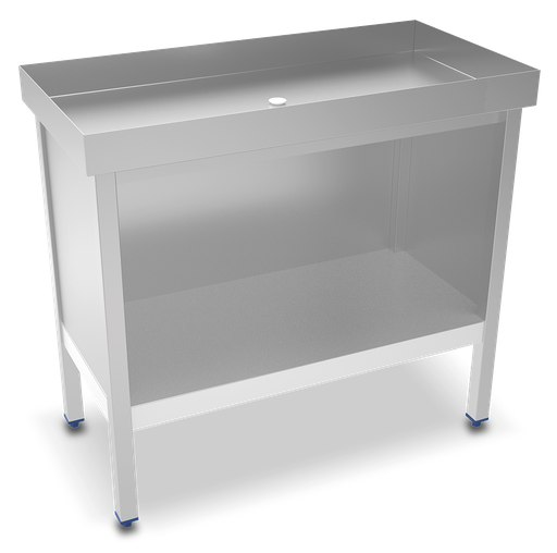 [074450] Mesa *inox per a exposició de marisc