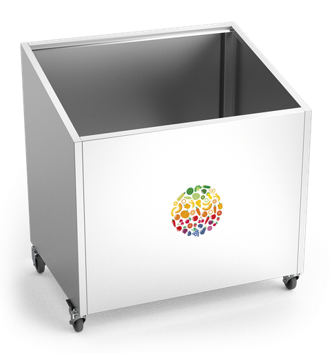 [075610] Expositor de fruites i verdures *inox amb rodes