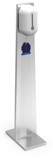 [064636] Columna inox de desinfección para gel hidroalcohólico