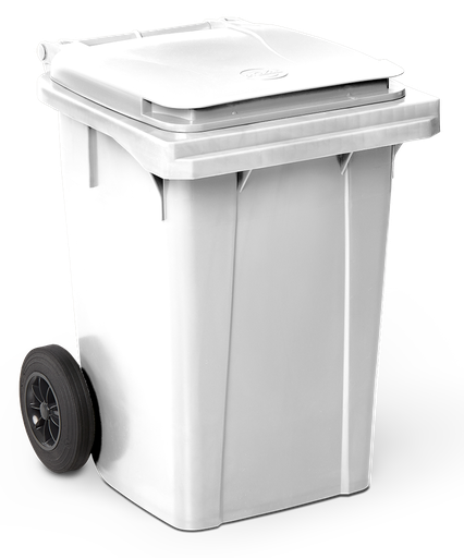 [486038] Contenidor de desaprofitaments amb tapa i rodes blanc 60 *lts.