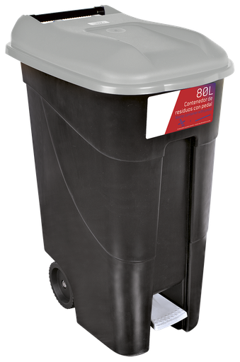 [486150] Contenedor de desperdicios 80L serie GO Gris