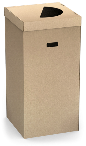[486140] Papelera de cartón para eventos 128 L